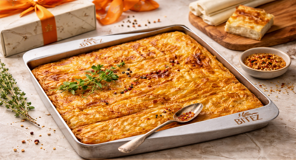 Bitez Pastaneleri tepsi börek organizasyon siparişi